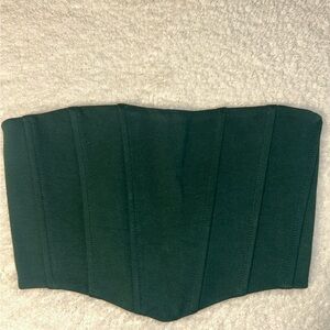 Dark Green Corset Top